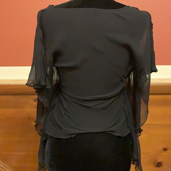 - Sheer Beaded top - - Picture 4 of 5